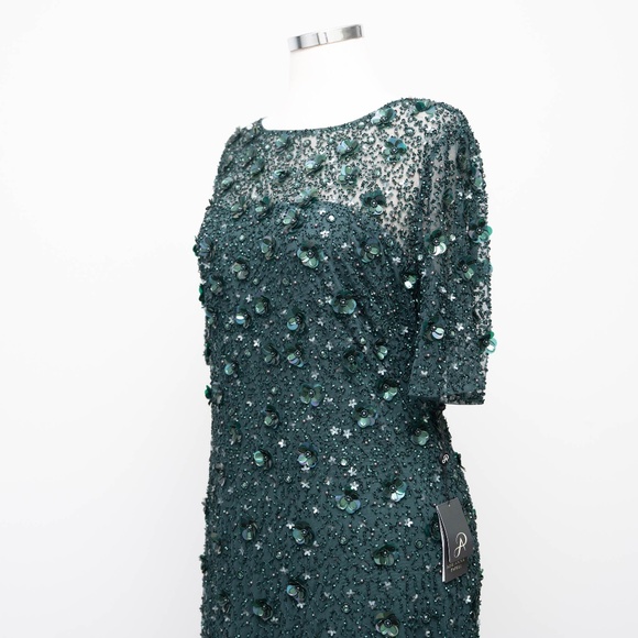 Adrianna Papell - Beaded Cocktail Dress - Picture 10 of 13